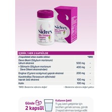 Sıdrex Milk Thistle Complex Deve Dikeni Ekstresi Ve Enginar Ekstresi Içeren Takviye Edici Gıda 60 Kapsül