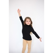 Pour La Riviere Kız Çocuk Günlük   Pamuklu Likralı Basic Body Bluz
