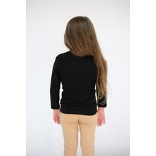 Pour La Riviere Kız Çocuk Günlük   Pamuklu Likralı Basic Body Bluz