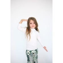 Pour La Riviere Kız Çocuk Günlük   Pamuklu Likralı Basic Body Bluz