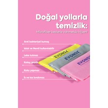 Evonox Clean Mikrofiber Çok Amaçlı Temizlik Bezi 3'lü Set | Dev Boy 42X68 cm