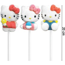 Relkon Orjinal Lisanslı Hello Kitty Marshmallow Lolipop 45 gr (12 Adet)