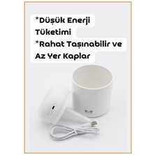 Evatoys Ultrasonik Hava Nemlendirici  + 2 Flitreli Hediyeli + 1 Koku Hediyeli Gece Lambası,koku Dağıtıcı Yagmur Ormanlarıkokulu