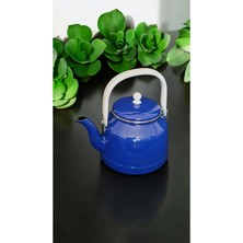 Emaye Market Emaye Vintage Demlik Üstten Saplı Lacivert 2,5 Litre
