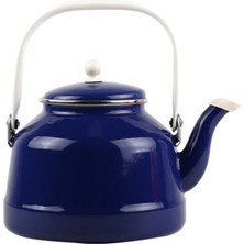 Emaye Market Emaye Vintage Demlik Üstten Saplı Lacivert 2,5 Litre