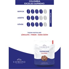 Vomero Colombia Supremo Excelso Yöresel Kahve 250 gr