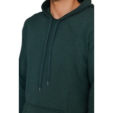 Simyon Erkek Regular Fit Kapüşonlu Kanguru Cepli Uzun Kollu Sweatshirt