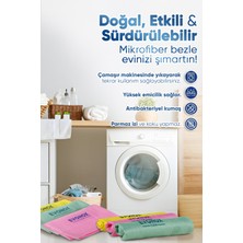 Evonox Clean 3'lü Mikrofiber Çok Amaçlı Temizlik Bezi 3'lü Set | 40 x 40 cm