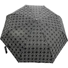 Siyah Desenli Tam Otomatik Kdın Şemsiye 709798