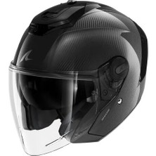Smk Shark Rs Jet Carbon Skın Kapalı Kask