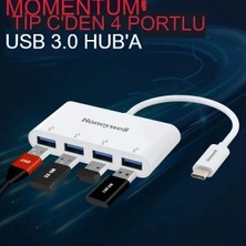 Honeywell Momentum Type C To 4 Port USB Hub HC000016