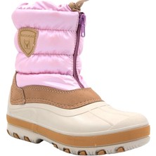 Buck 1157L Hally Önü Fermuarlı Çocuk Kar Botu Bej