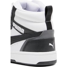 Puma Rebound V6 Mid Günlük Bilekli Spor Ayakkabı Beyaz Siyah