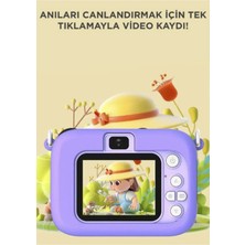 Vothoon Mini 1080P Hd Çocuk Kamera Dijital Fotoğraf Makinesi 2.0 Inç Ekran 5 Adet Oyun