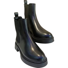 Swell Soft 45-502 Kadın Lastikli Casual Bot Siyah