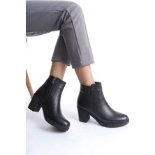 İnna Butikk Ulyana Inna Kadın  Deri Topuklu Bot