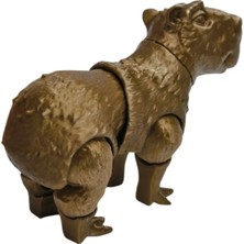 NBShop 3D Hareketli Kapibara Oyuncak - Altın Kahve