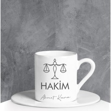 Ejoya Kişiye Özel Hakim Türk Kahvesi Fincanı 90697