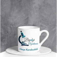 Ejoya Kişiye Özel Biyoloji Öğretmeni Türk Kahvesi Fincanı 90684