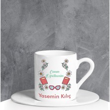 Ejoya Kişiye Özel Canım Öğretmenim Türk Kahvesi Fincanı 90668