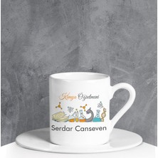 Ejoya Kişiye Özel Kimya Öğretmeni Türk Kahvesi Fincanı 90687