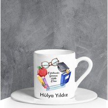 Ejoya Kişiye Özel Öğretmenler Günü Türk Kahvesi Fincanı 90674