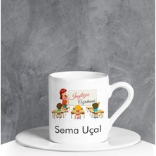 Ejoya Kişiye Özel Ingilizce Öğretmeni Türk Kahvesi Fincanı 90693