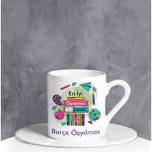 Ejoya Kişiye Özel En Iyi Öğretmen Türk Kahvesi Fincanı 90665
