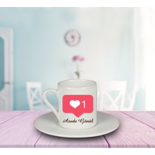 Ejoya Kalbimde Teksin Kişiye Özel Türk Kahvesi Fincanı 80931