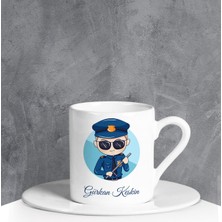 Ejoya Kişiye Özel Polis Türk Kahvesi Fincanı 90706