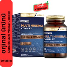 Nutraxin Multi Mineral Complex 3'Lü Vücudun Ihtiyacı Olan 12 Mineral İçerir