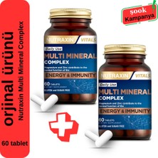 Nutraxin Multi Mineral Complex 2'Li Vücudun Ihtiyacı Olan 12 Mineral İçerir