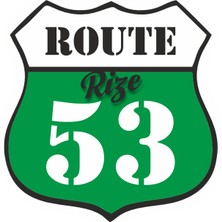 Reysa Tasarım 56 Rize Sticker 10X10 Cmrenkli Sticker