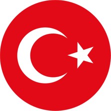 Reysa Tasarım Türkiye Bayrağı Sticker  10X10 Cmrenkli Sticker