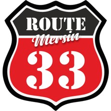 Reysa Tasarım 33 Mersin Sticker 10X10 Cmrenkli Sticker