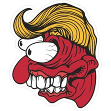 Reysa Tasarım Zombi 9 Sticker  10X10 Cmrenkli Sticker