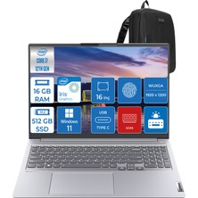 Lenovo Thinkbook 16 Intel Core I7-1255U 16GB 512GB SSD 16" Wuxga IPS 300NITS Windows 11 Pro TH21CY006LTRP01 + Zettaçanta