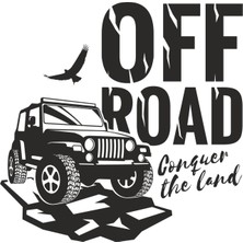 Reysa Tasarım Off Road Sticker 2 Sticker  10X10 Cmrenkli Sticker