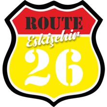 Reysa Tasarım 26 Eskişehir Sticker 10X10 Cmrenkli Sticker