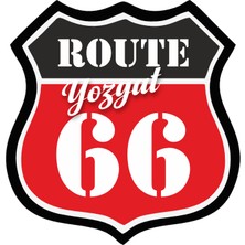 Reysa Tasarım 66 Yozgat Sticker 10X10 Cmrenkli Sticker