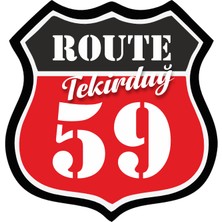 Reysa Tasarım 59 Tekirdağ Sticker 10X10 Cmrenkli Sticker