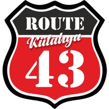 Reysa Tasarım 43 Kütahya Sticker 10X10 Cmrenkli Sticker