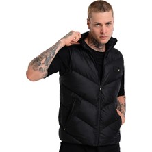 Caceres Erkek Siyah Günlük Stil Yelek 24KE018-SYH