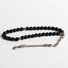 Oniks Taşı Doğal Taş Tesbih, 8mm