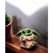 Baby Yoda Grogu Figür Oyuncak Seti 6 Yoda Figürü