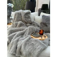 Peluş Örtü Kaymaz Koltuk Örtüsü Lolita Koltuk Örtüsü 200 x 75 cm