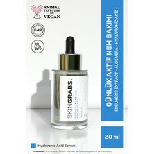 SKIN GRABS. Organik Günlük Aktif Onarım Ve Nem Sağlayan Hyalüronik Asit Serum