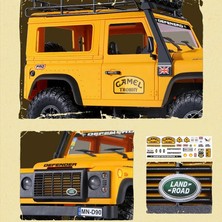 Land Rover Defender Lisanslı MN-D98 1:12 Şarjlı Uzaktan Kumandalı Araba 4WD Rc 2.4ghz Model Car