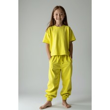 Levi Kükürt Yayı Pamuklu Kız Çocuk Eşofman Altı