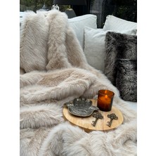 Peluş Örtü Kaymaz Koltuk Örtüsü Lolita Koltuk Örtüsü 160 x 100 cm